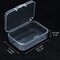 24 Packs Small Clear Plastic Beads Storage Containers Box with Hinged Lid for Storage of Small Items, Crafts, Jewelry, Hardware (2.5 x 1.7 x 0.8 Inches)
